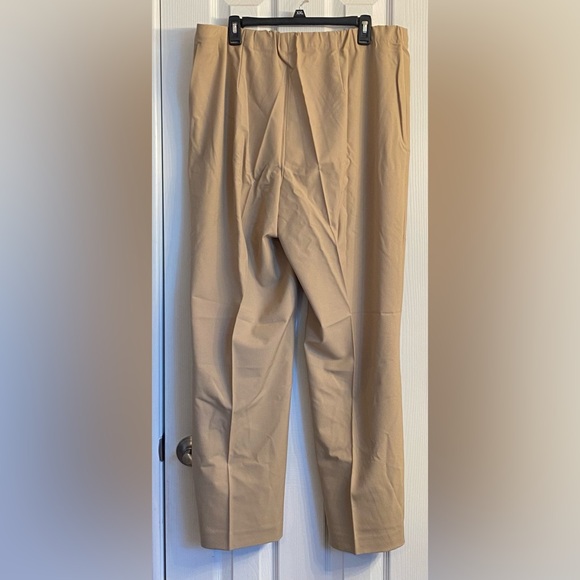 NEW! Talbots Women’s dress pants, Elastic waisted, Color: Khaki, Size 18W - Picture 4 of 9